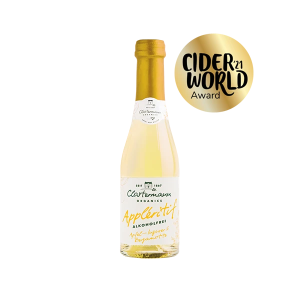 Bio Appléritif Apfel - Ingwer & Bergamotte, 0,2 l, alkoholfrei