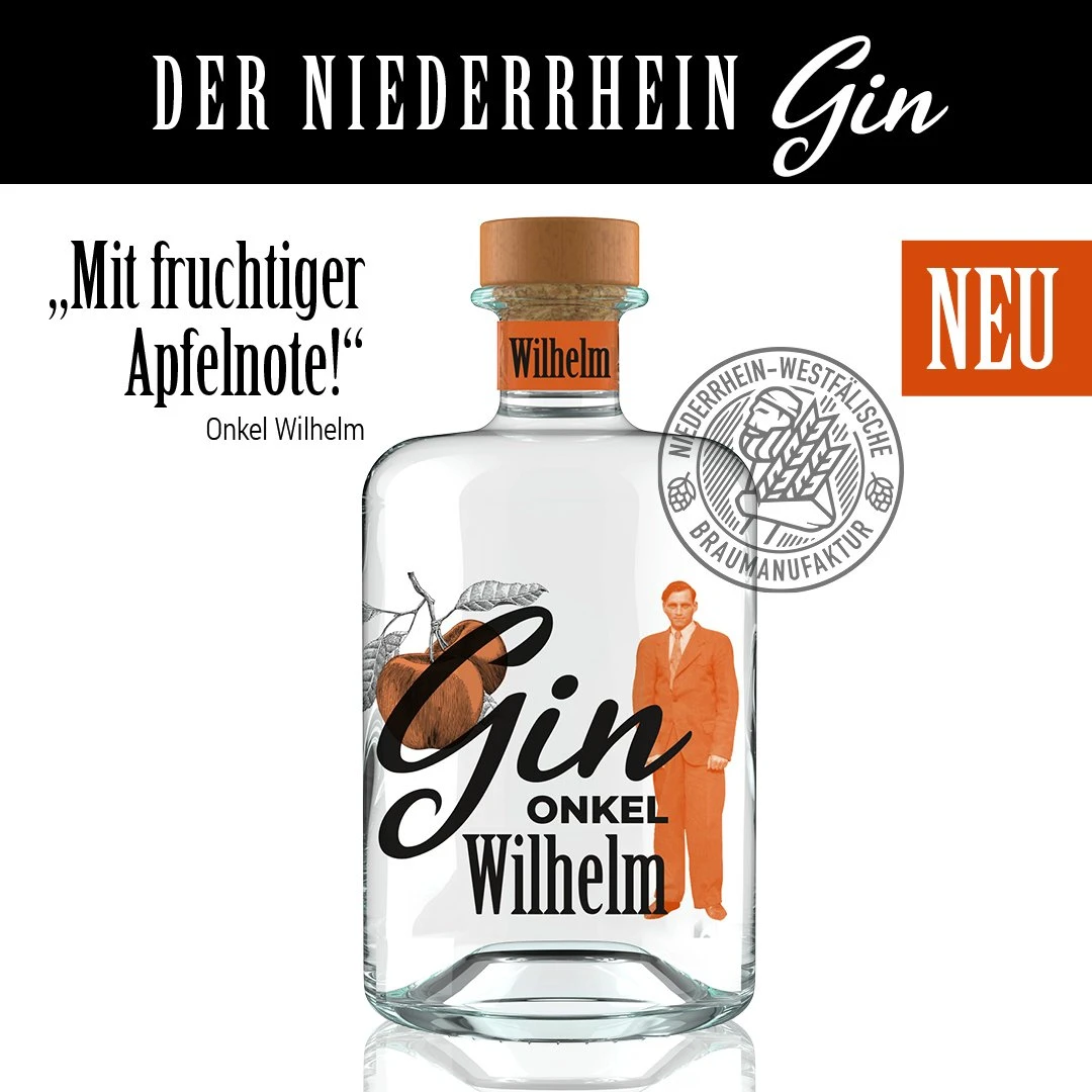 Niederrhein Gin Onkel Wilhelm